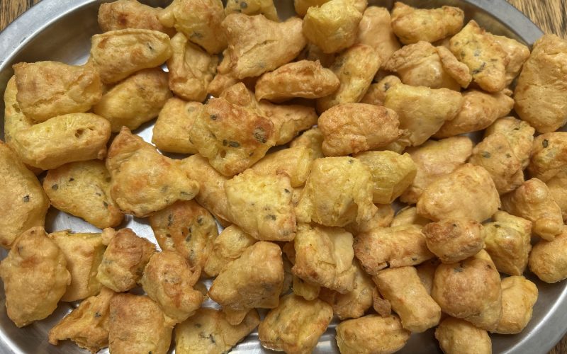 Petisco de tapioca
