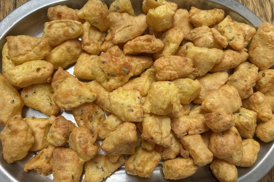 Petisco de tapioca